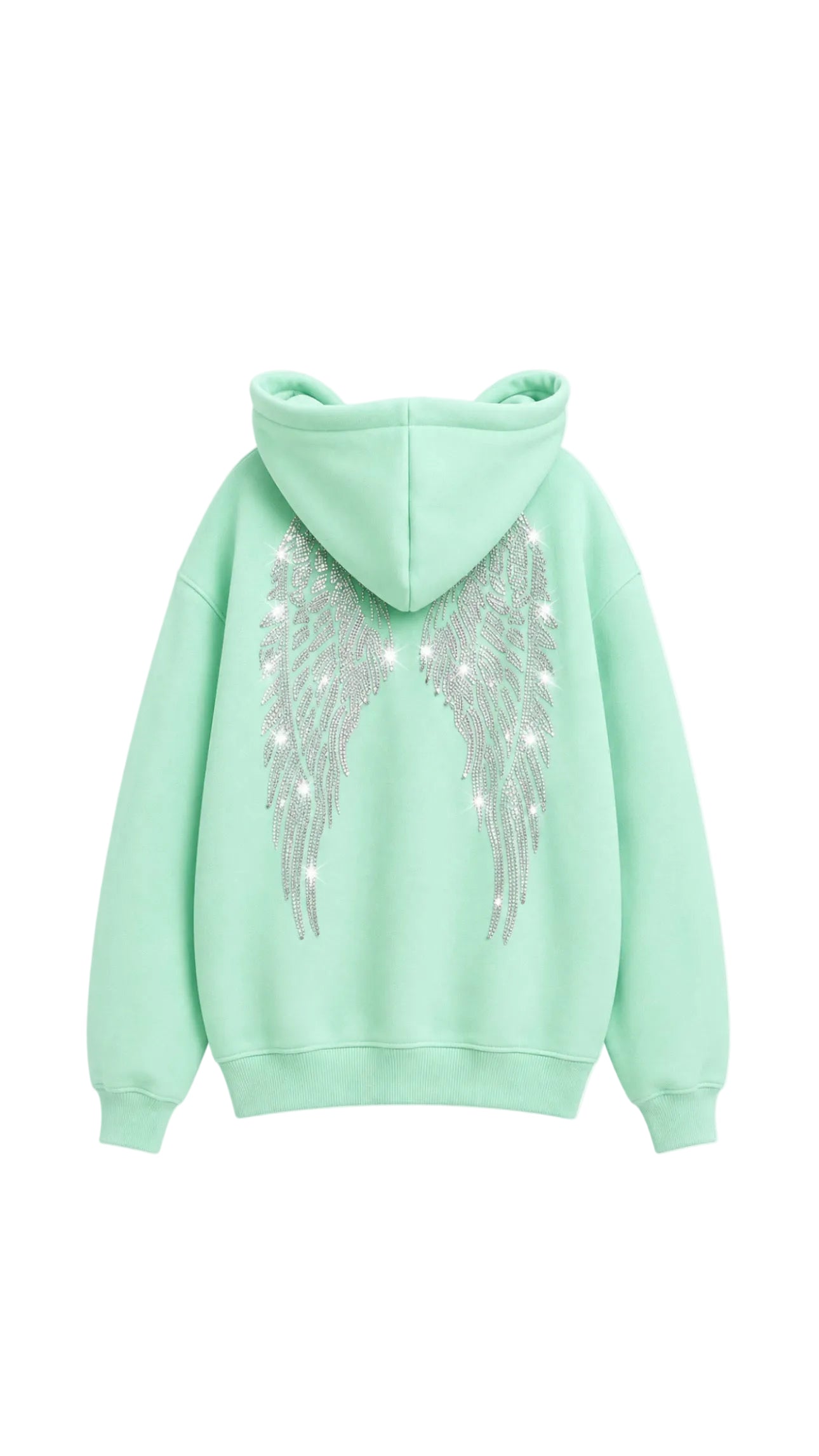 VC - S Rhinestone Angel Wings Hoodie