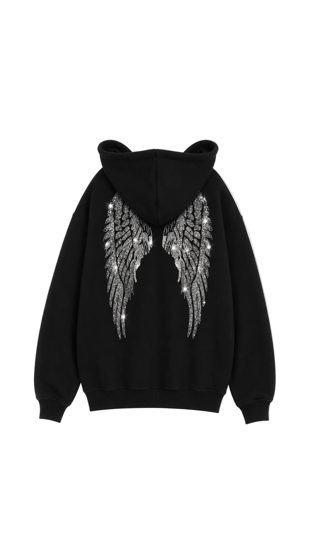 VC - S Rhinestone Angel Wings Hoodie