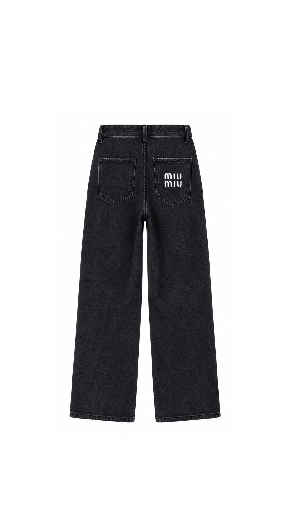 M - Denim Icon High-Waist Wide-Leg Jeans
