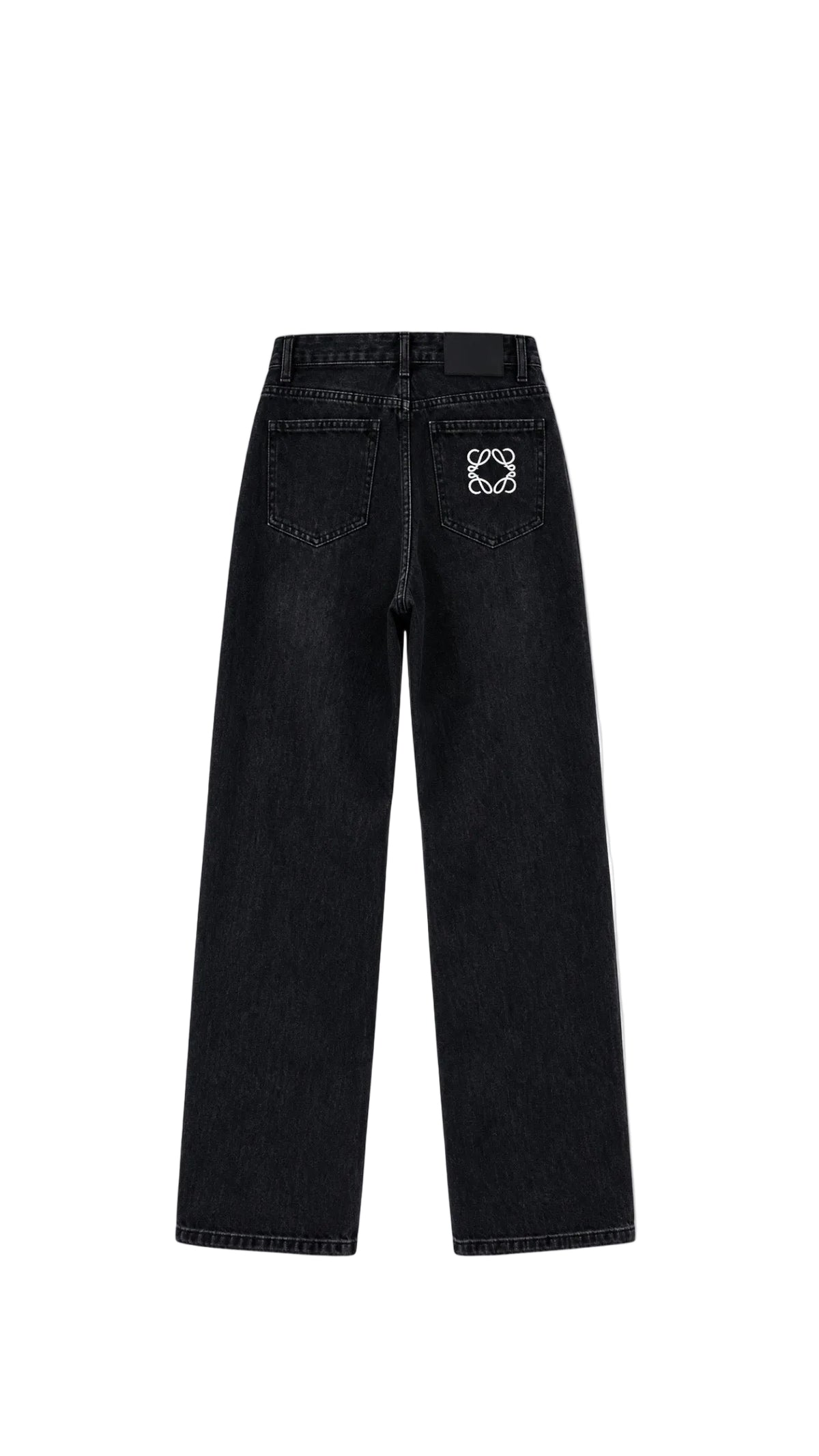L-Anagram Wide-Leg Jeans