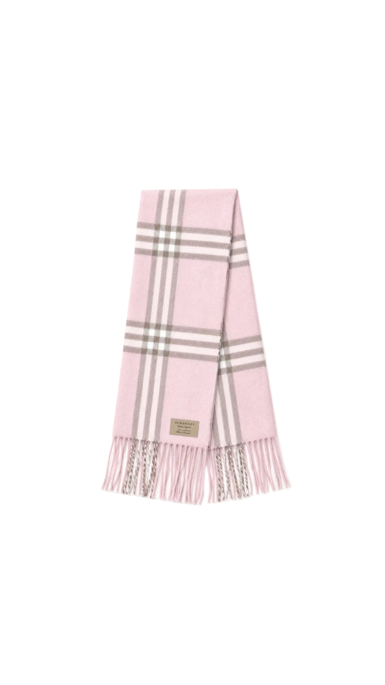 B-Classic Plaid Cashmere Scarf