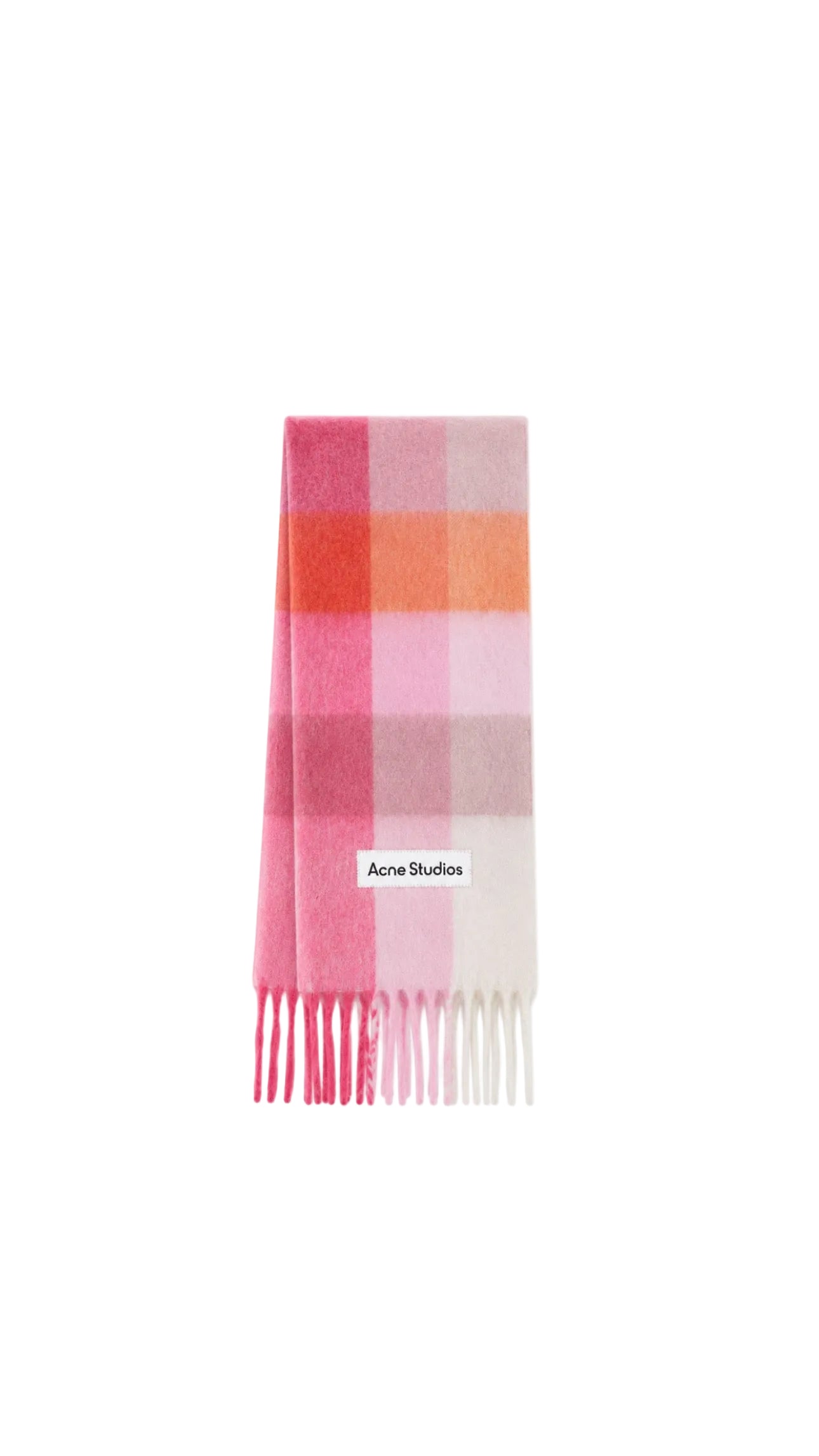 AS-Iconic Fuzzy Plaid Scarf
