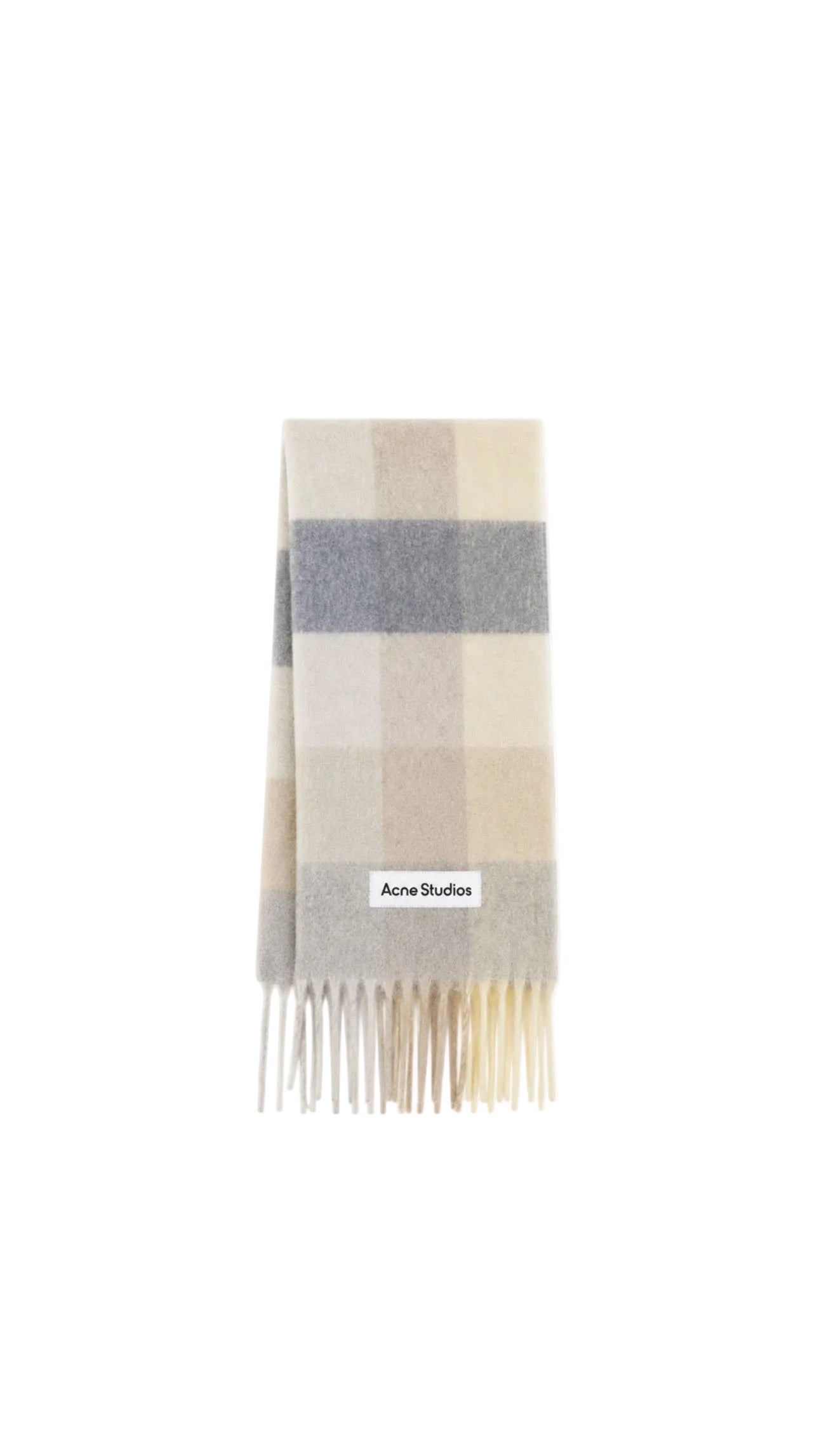 AS-Iconic Fuzzy Plaid Scarf