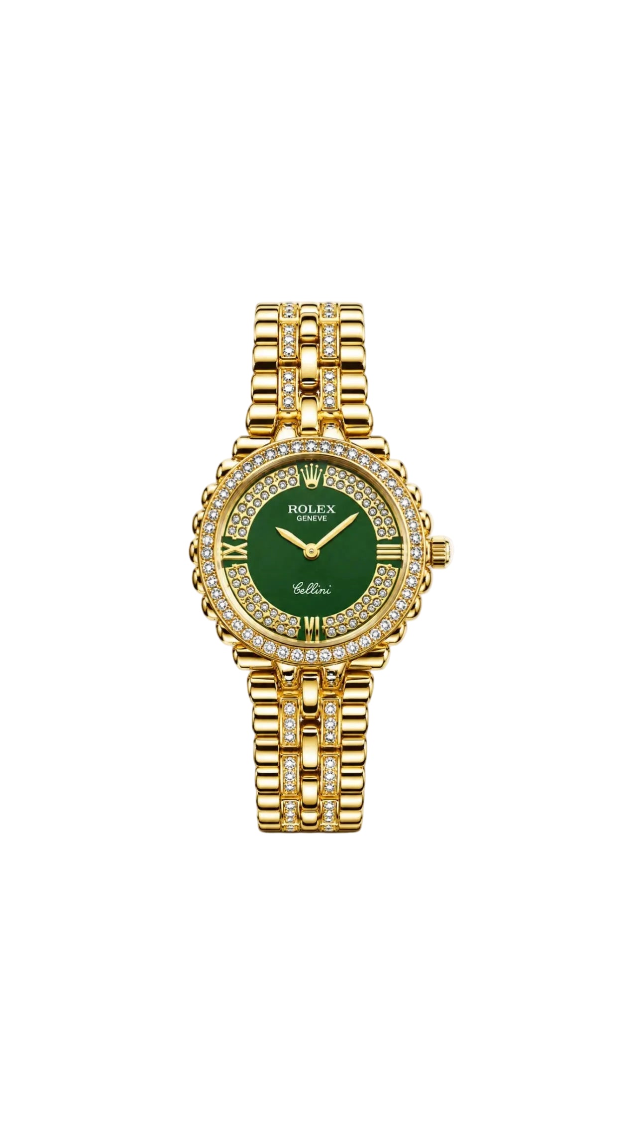 R - C Diamond Dial Watch