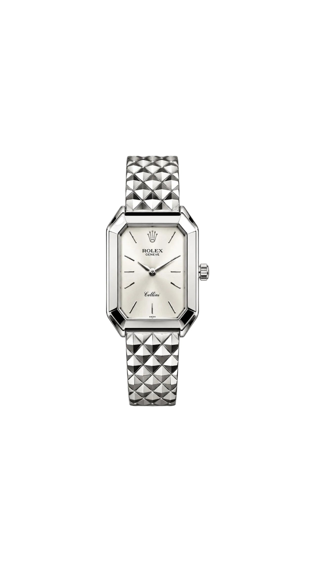 R -C Octagon White Gold Vintage Watch