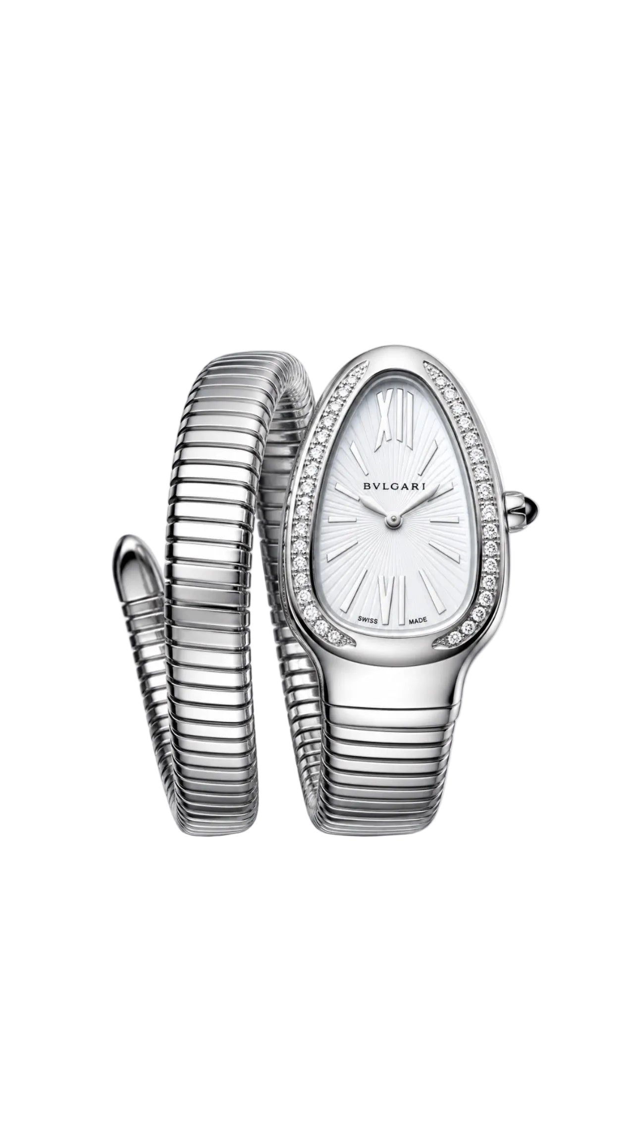 B - Sinuous Tubogas Bezel Spiral Watch