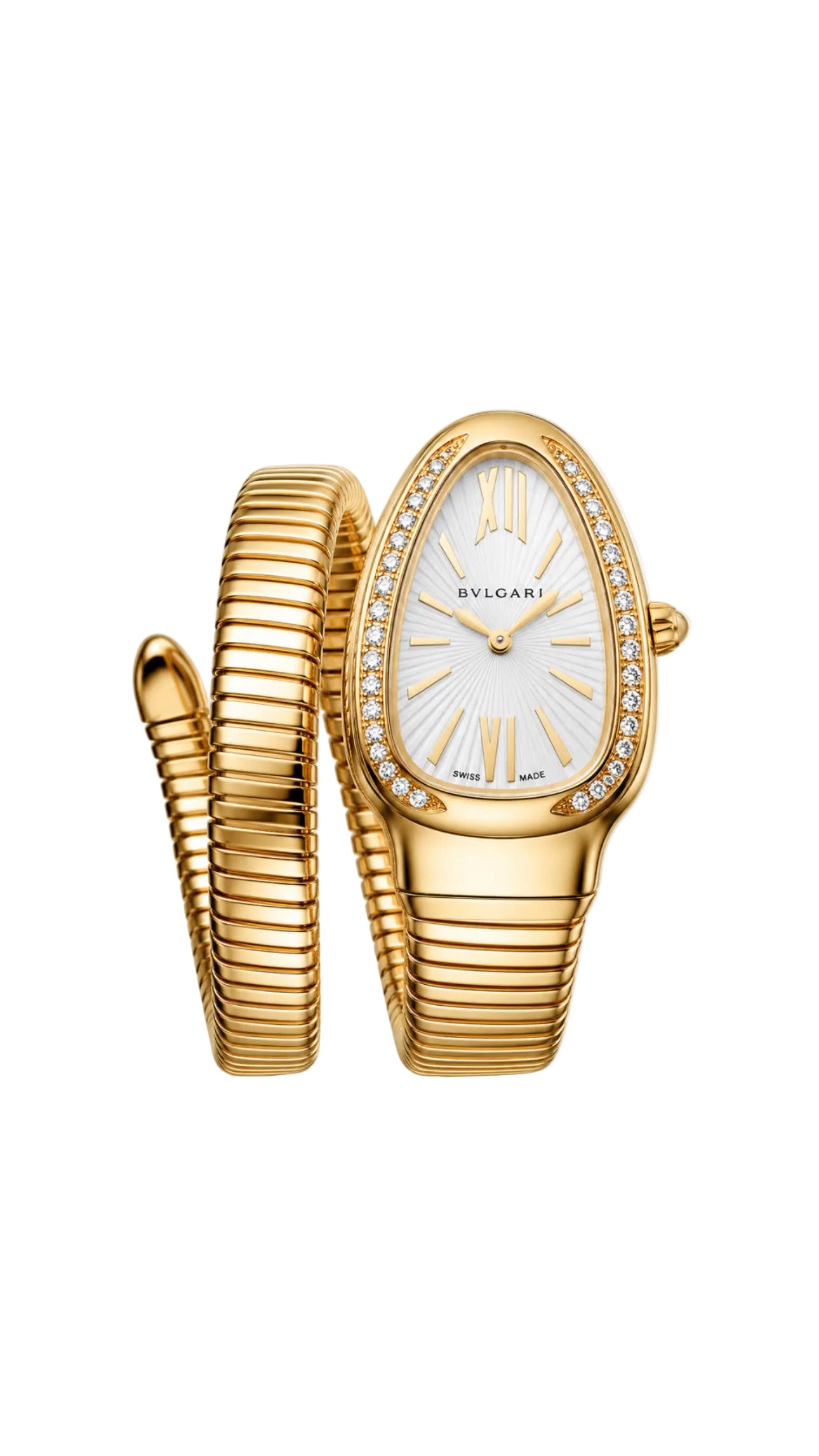 B - Sinuous Tubogas Bezel Spiral Watch