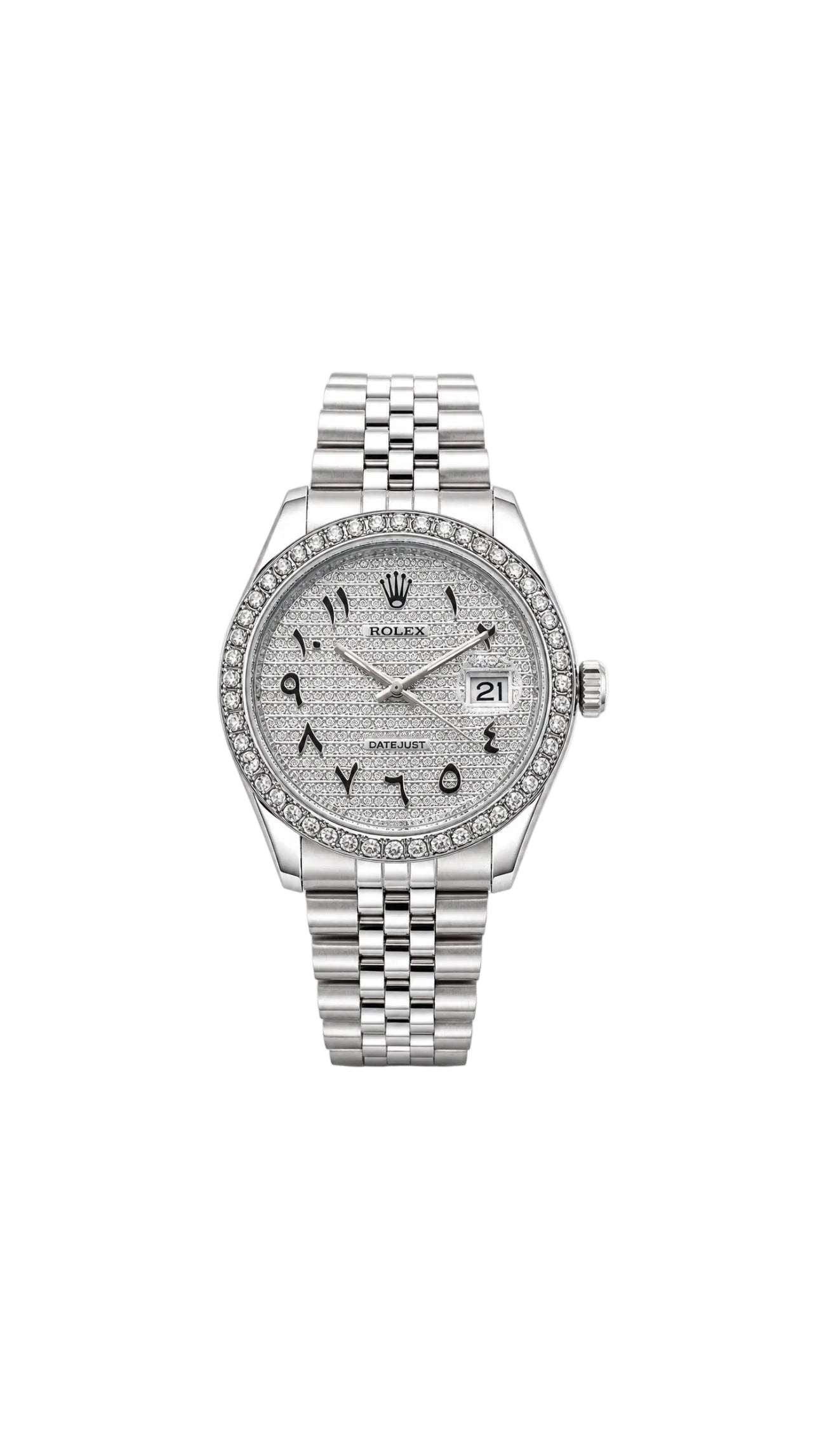 R Datejust Arabic Dial Watch