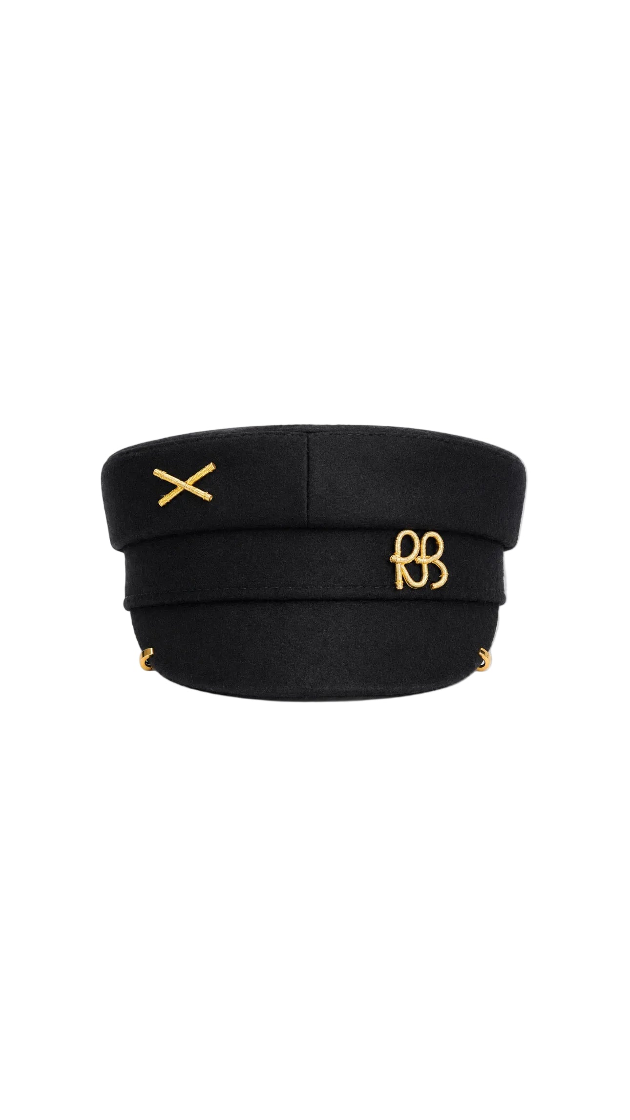 RB Black Baker Boy Cap