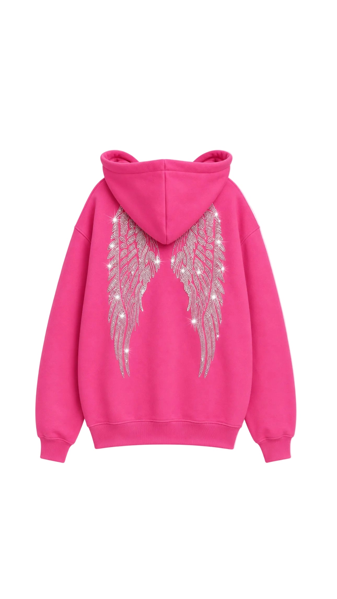 VC - S Rhinestone Angel Wings Hoodie