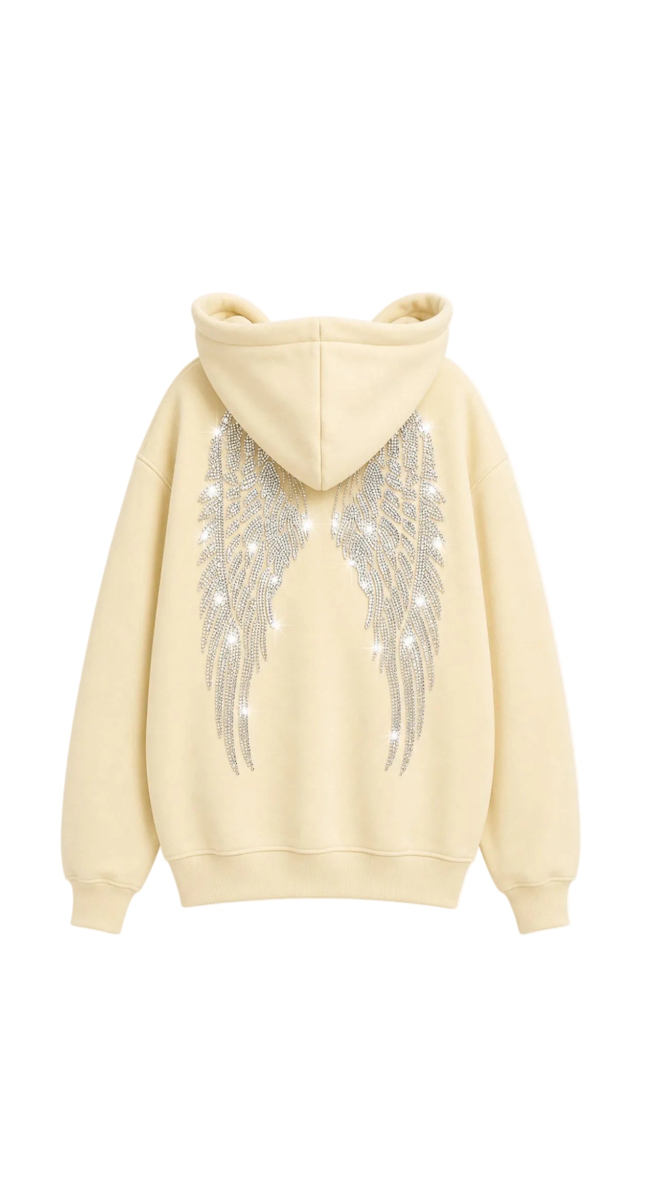 VC - S Rhinestone Angel Wings Hoodie