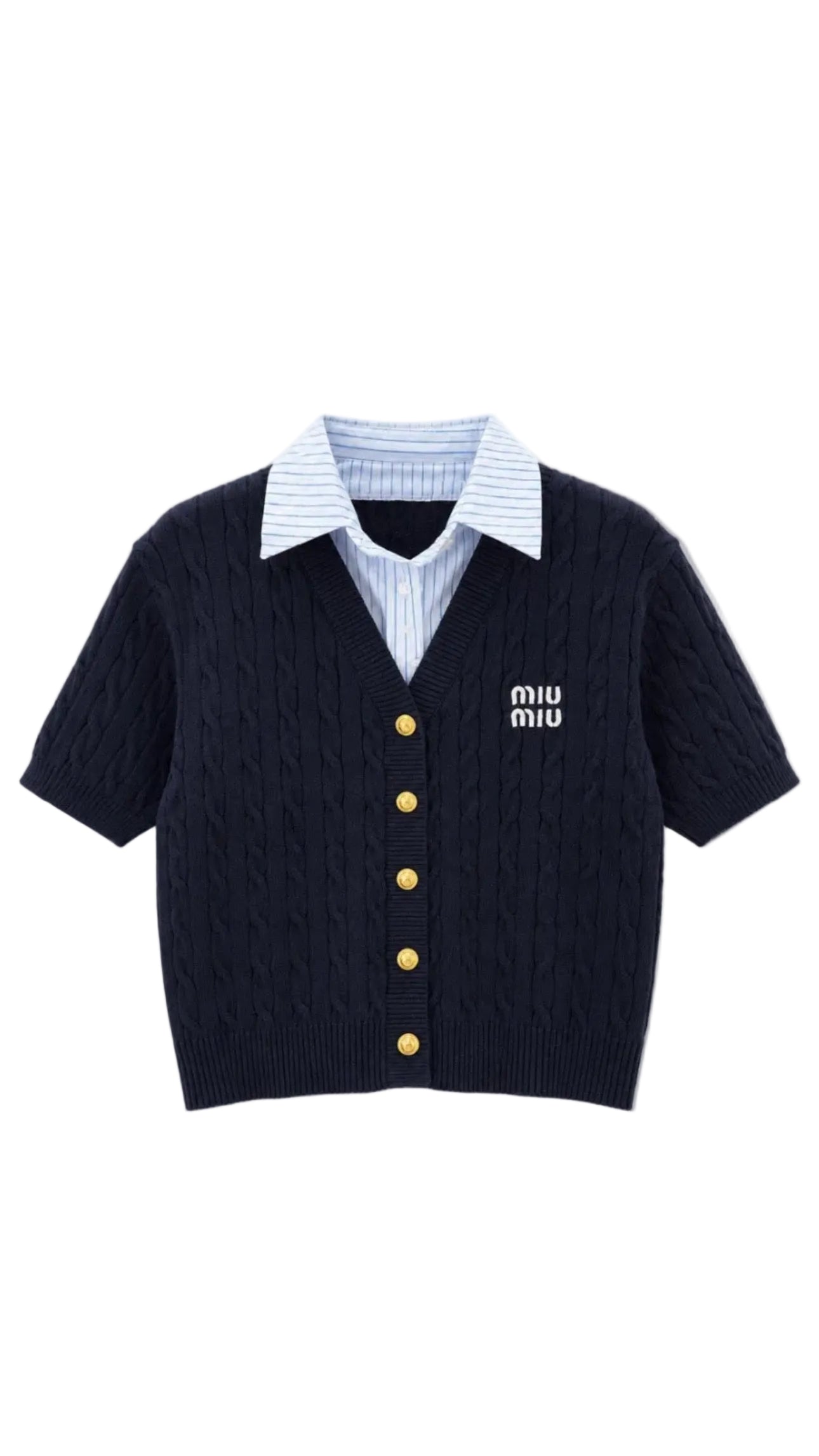 M Riviera Cable Cardigan