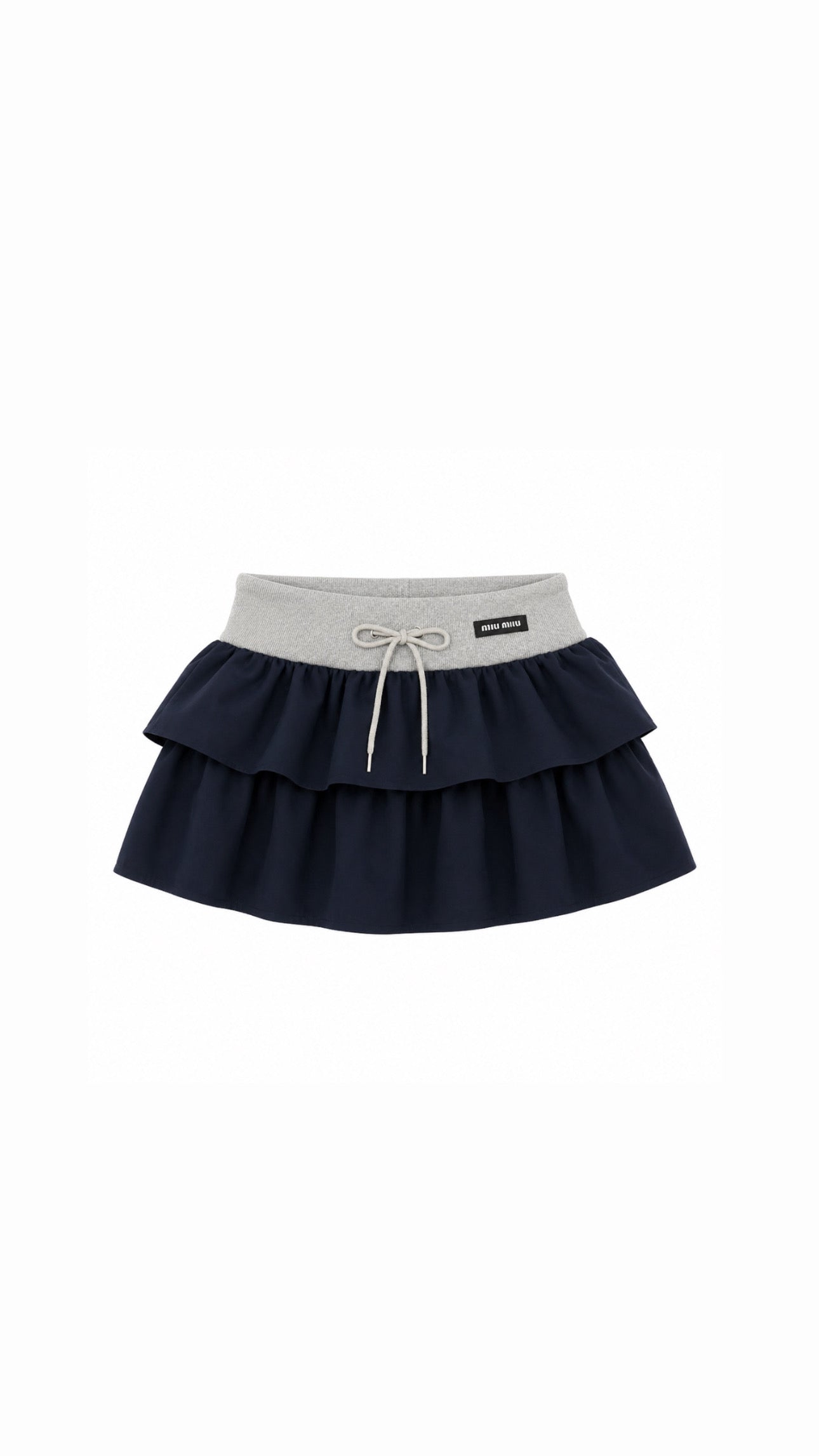 M Soft Ruffle Mini Skirt