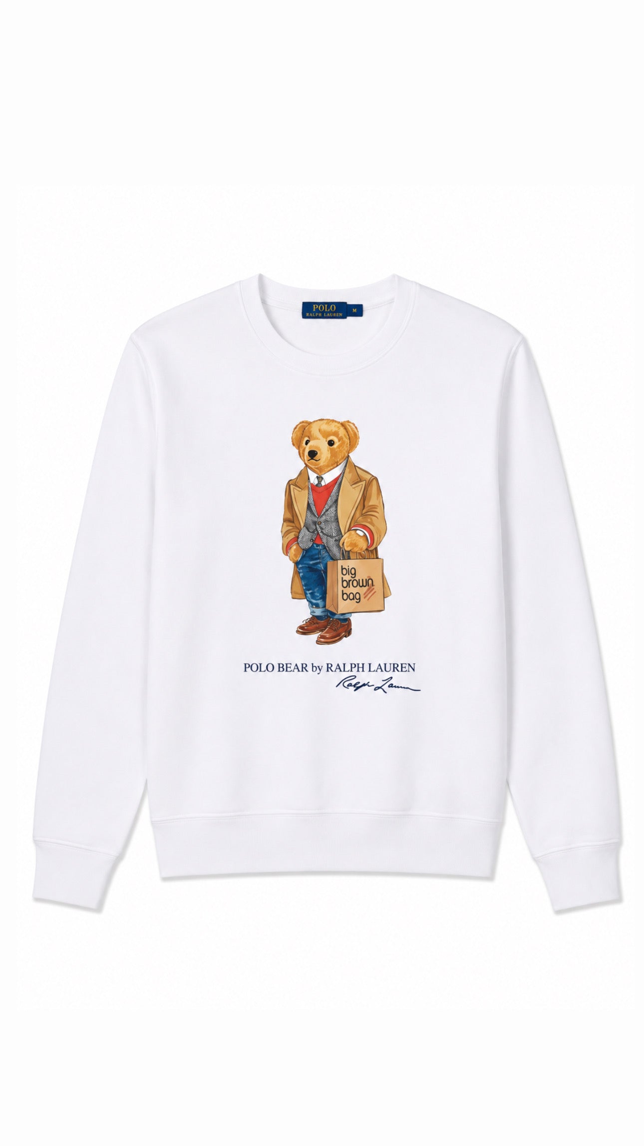 PL Vintage Bear Fleece Sweater