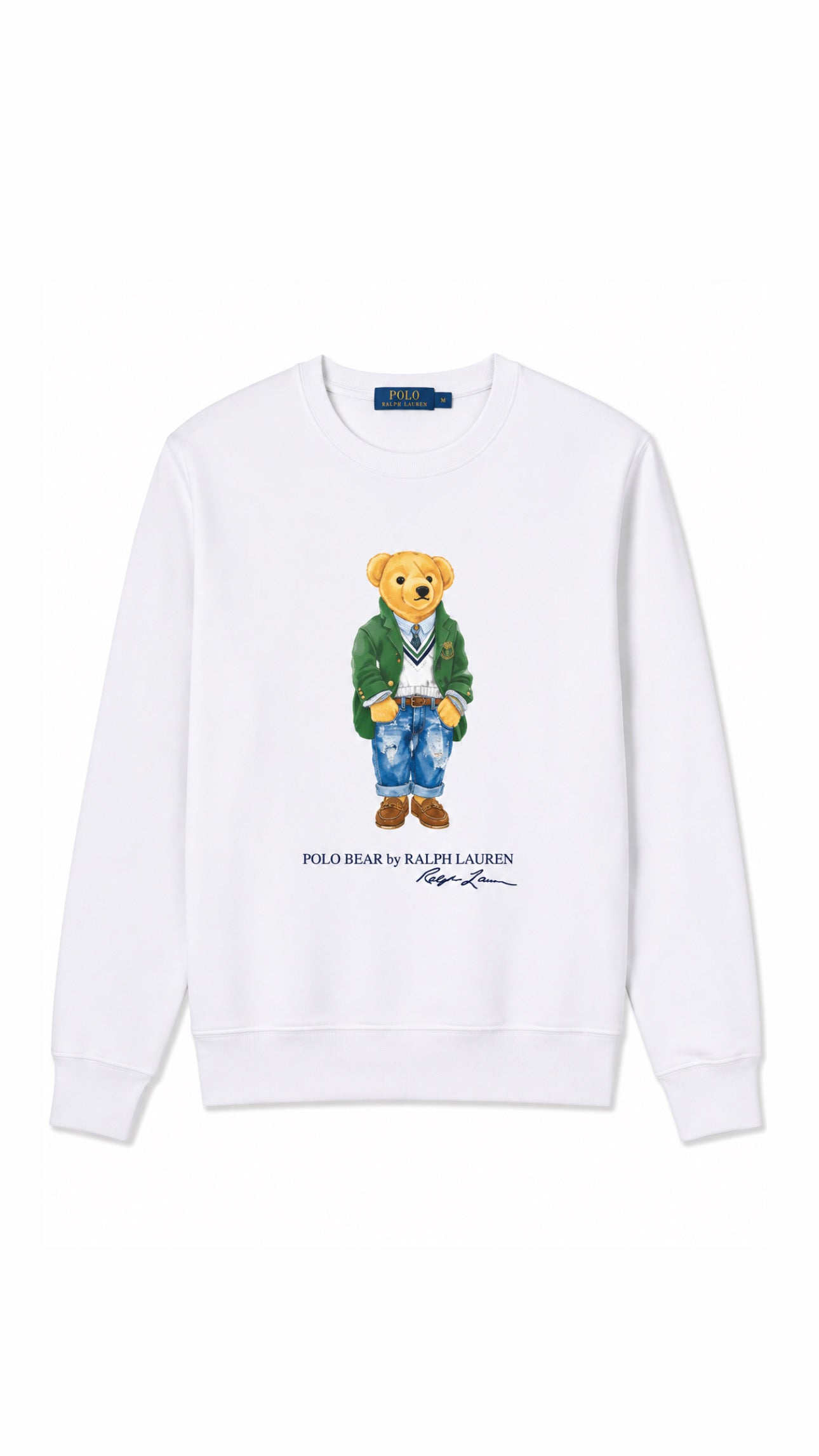 PL Vintage Bear Fleece Sweater