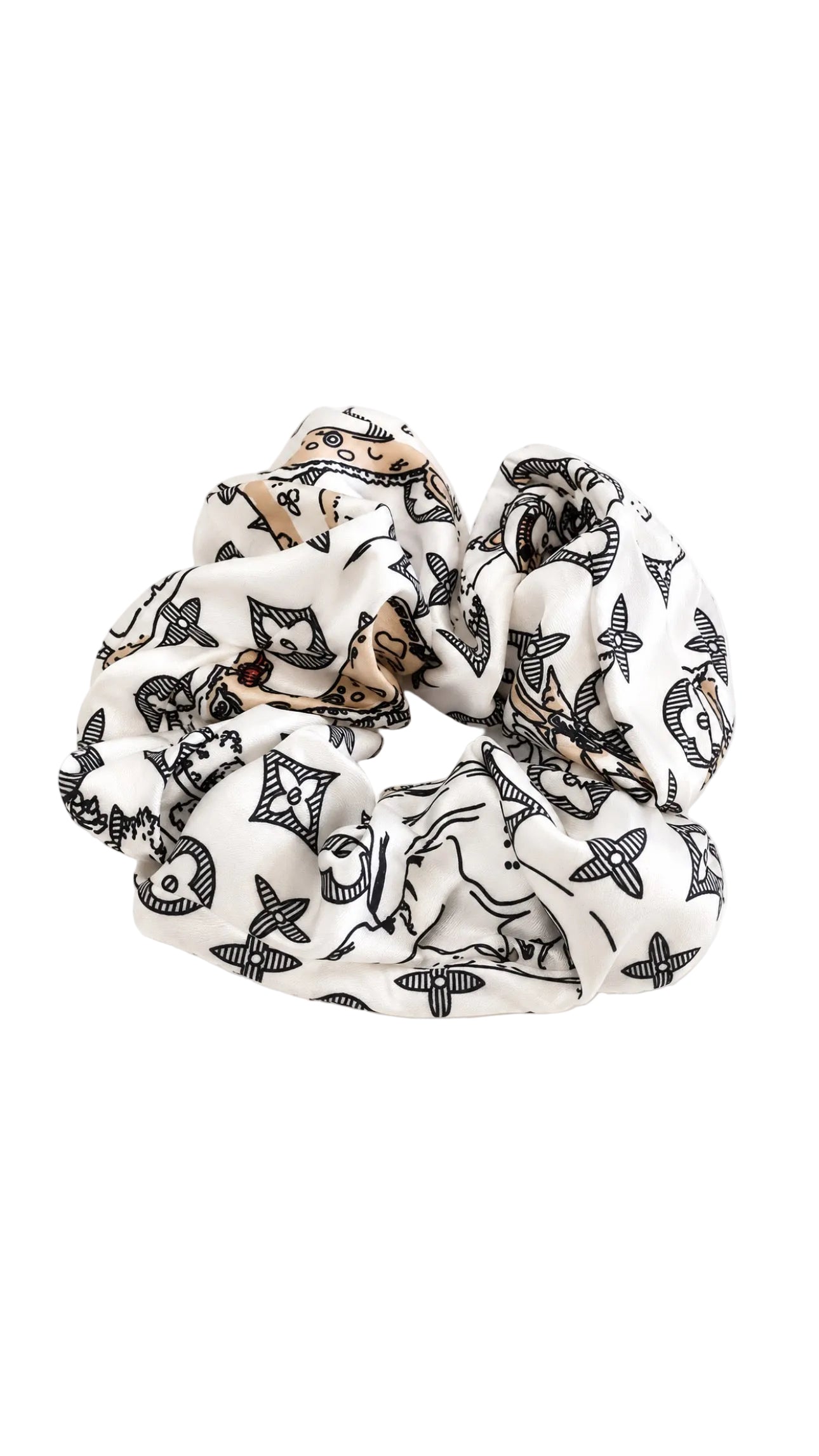 L - Mosaic Flora Hair Scrunchie