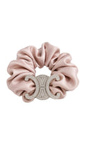CL - Linear Crest Silk Scrunchie