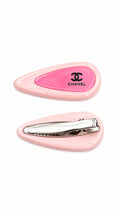 C Teardrop Contour Hair Slides