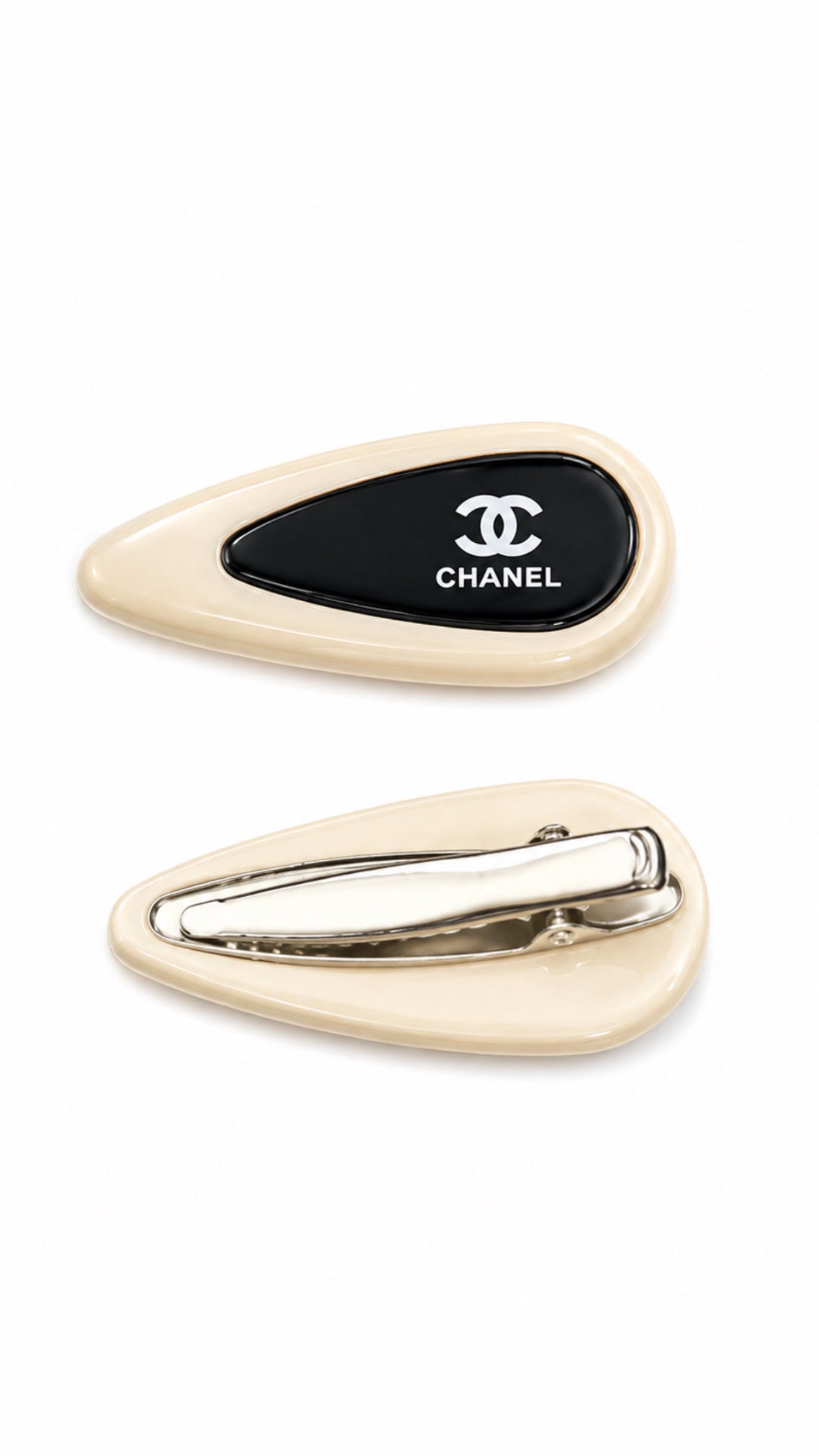 C Teardrop Contour Hair Slides