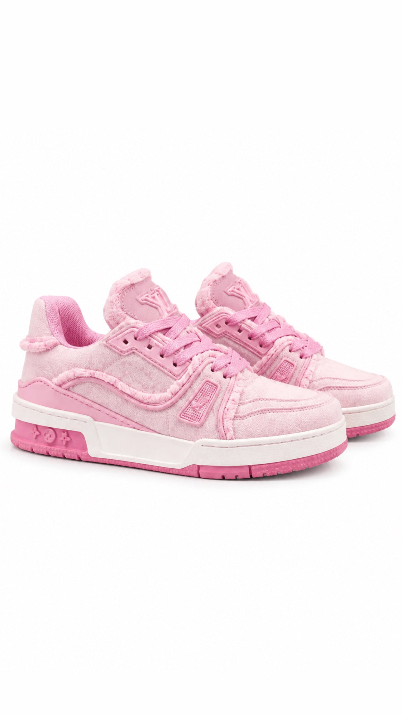 LV Pink Velvet Dream Trainers