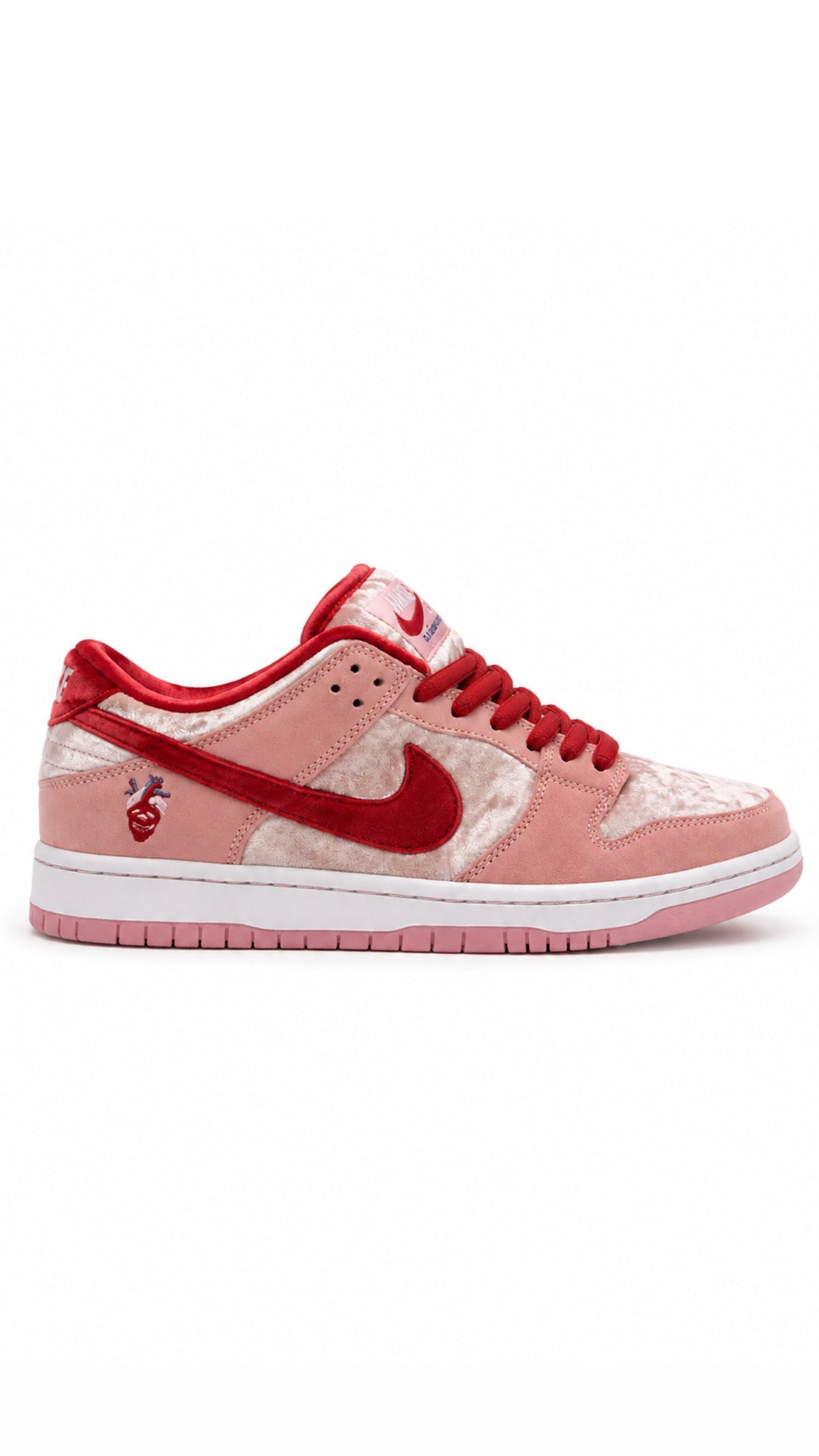 N SB Dunk Low Valentine Velvet Sneakers