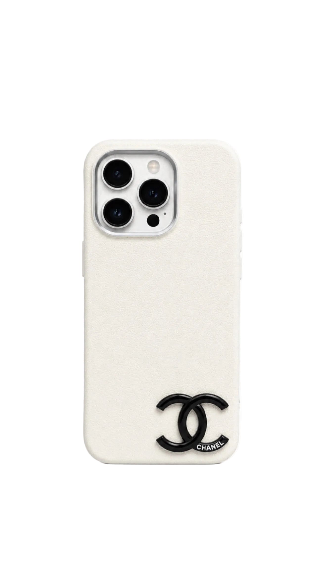 C Signature Leather Phone Case