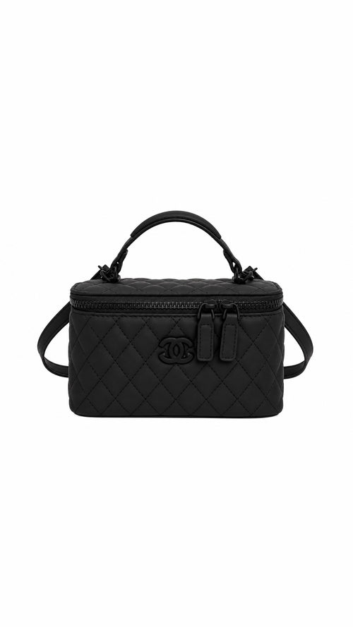C - Luxe Cream White Cosmetic Organizer Case