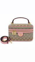 G-Glow Crystal Embellished Makeup Bag & Crossbody