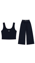 A Yoga Fluid Wide - Leg Athleisure Set