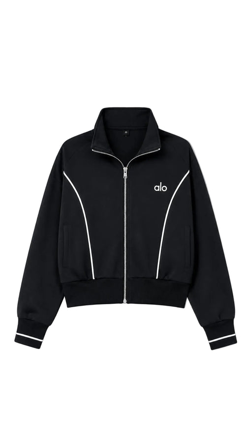 A - Track Jacket & Wide Leg Pants Set