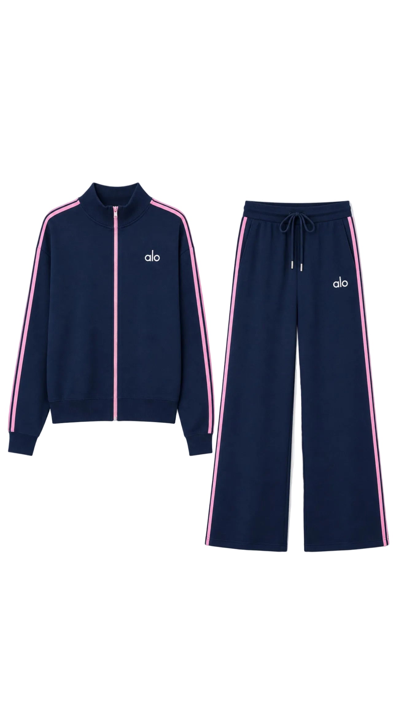 A - Retro Stripe Tracksuit Set