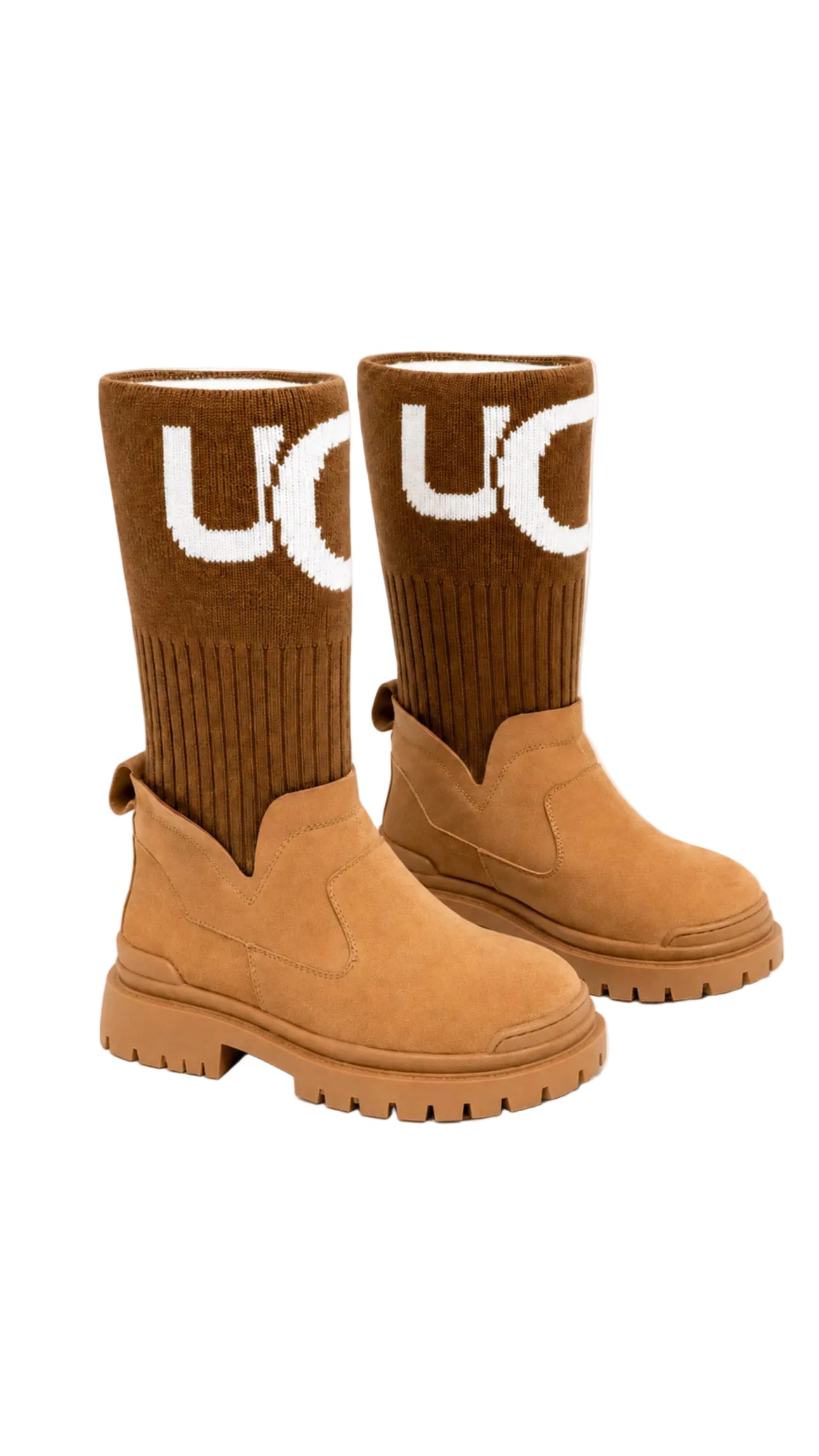 U - Knitted Sock Boots
