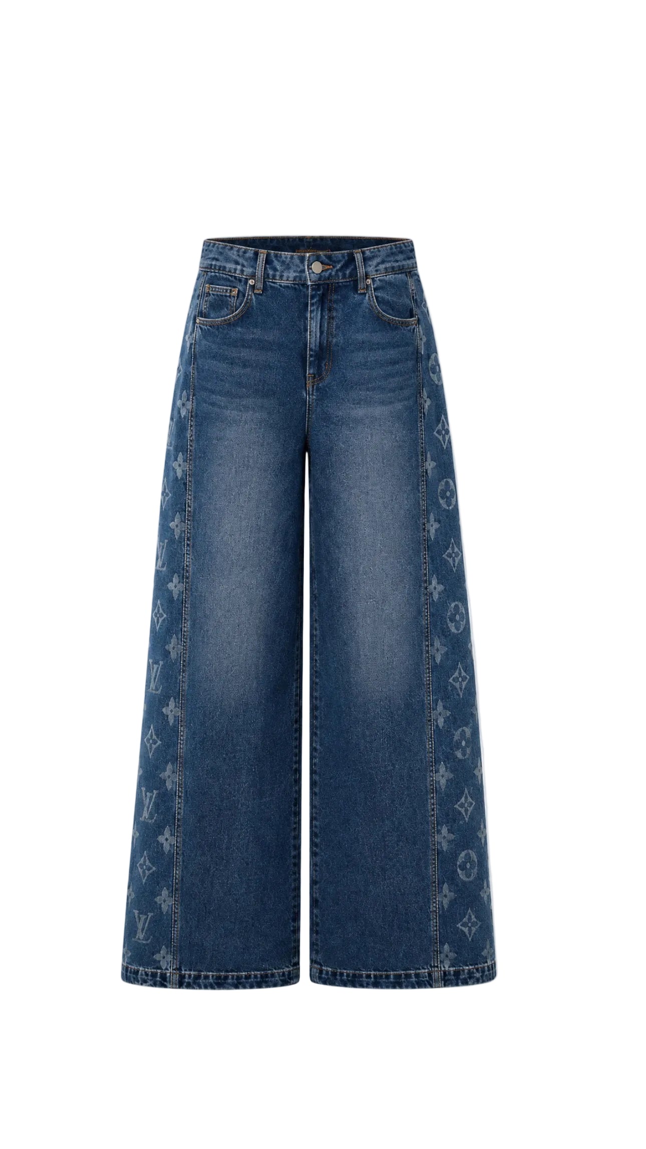 L Avenue Wide-Leg Denim