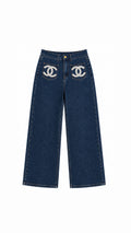CH Denim Elegance Wide-Leg Jeans