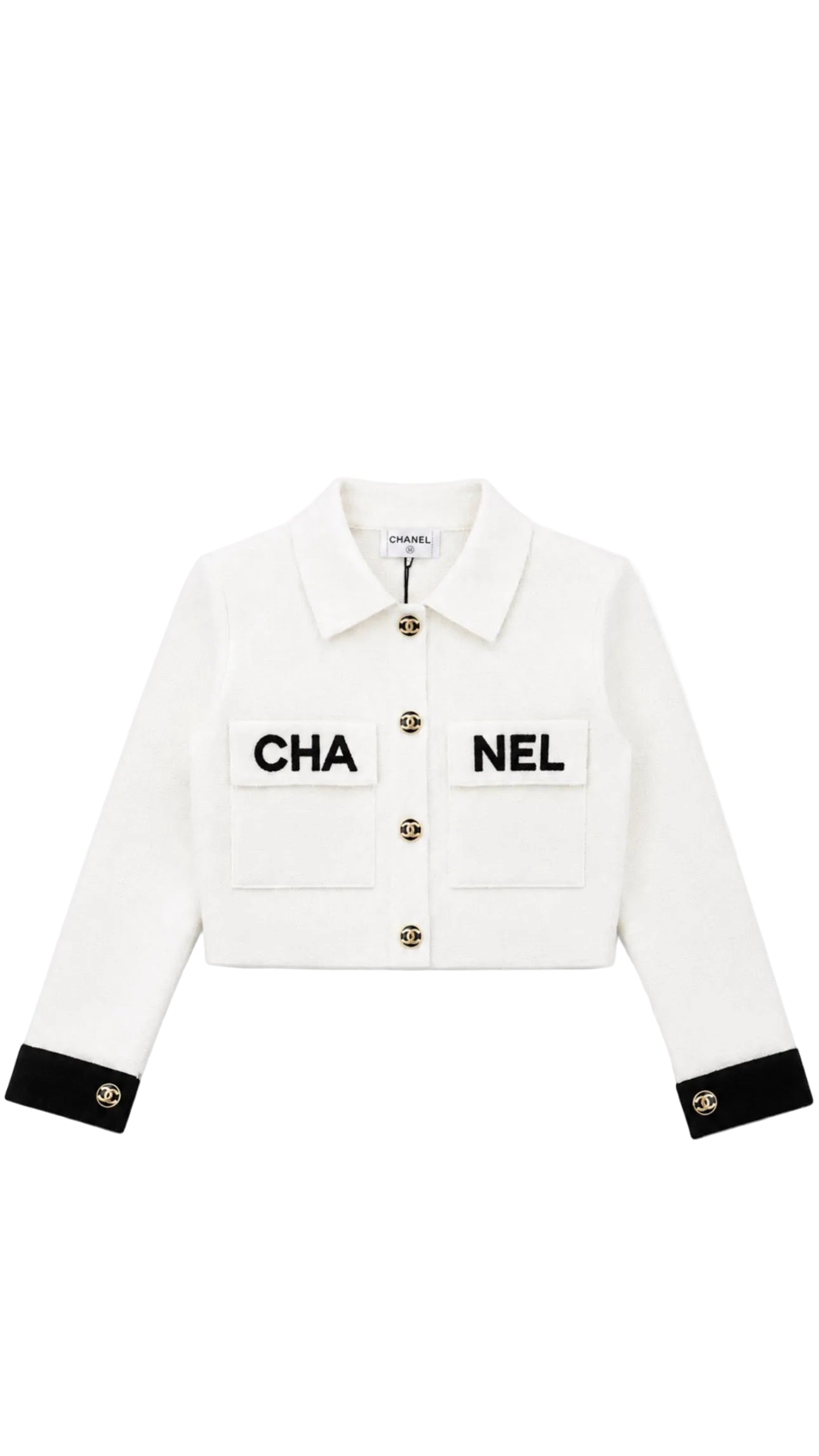 CH Chic Cropped Knit Jacket