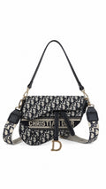 D Saddle Script Wrap Bag