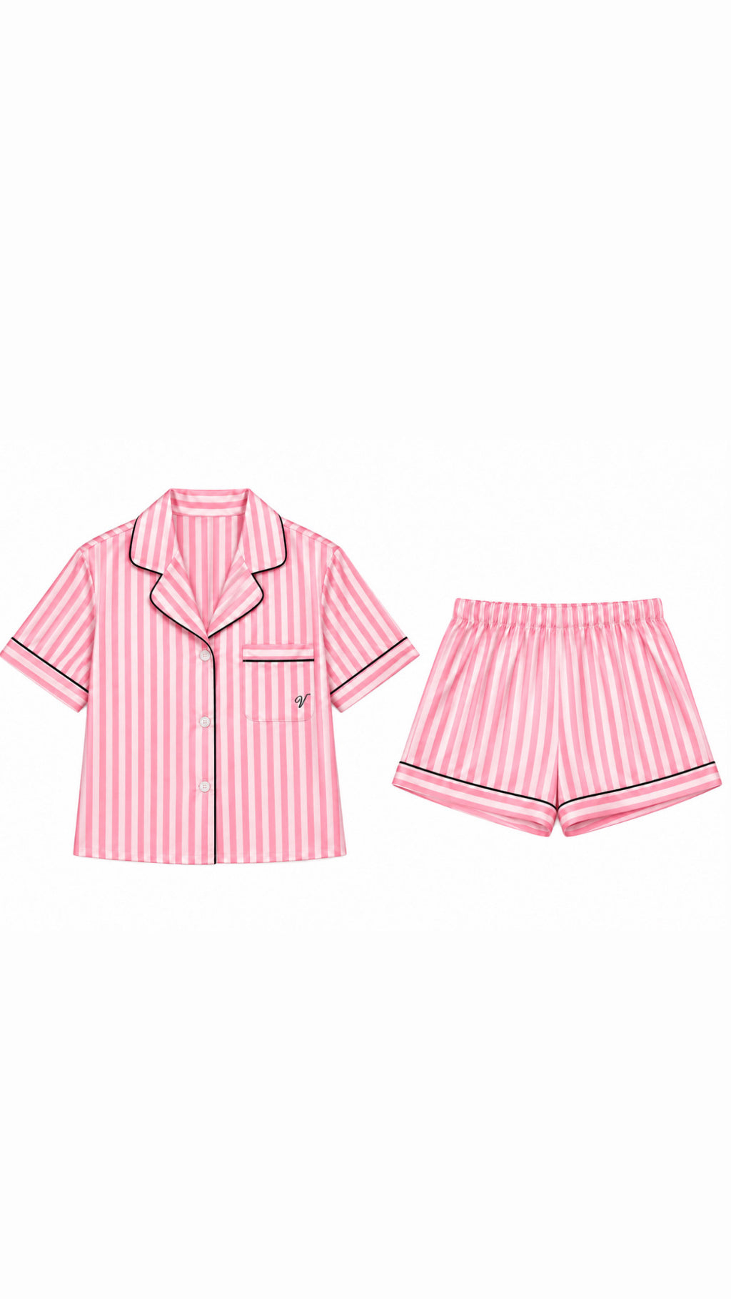V - S Icon Satin Short Pajama