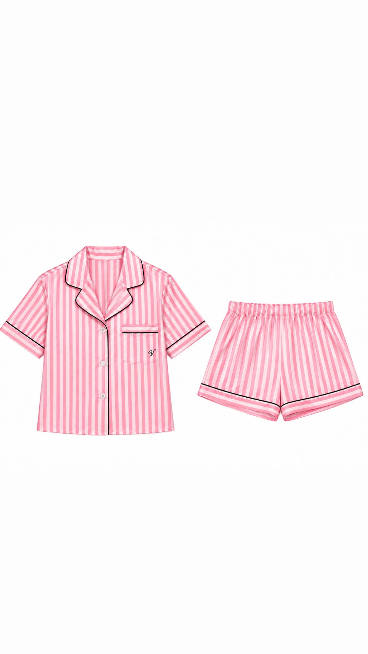 V - S Icon Satin Short Pajama