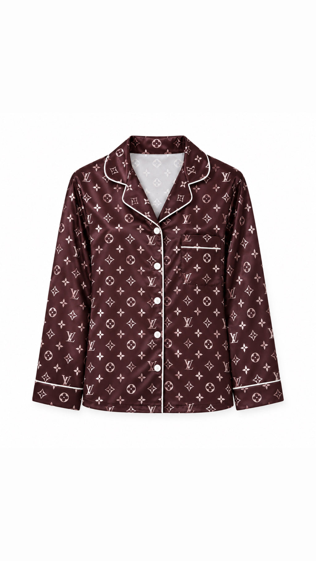 L - Classic Silk Pyjama Set