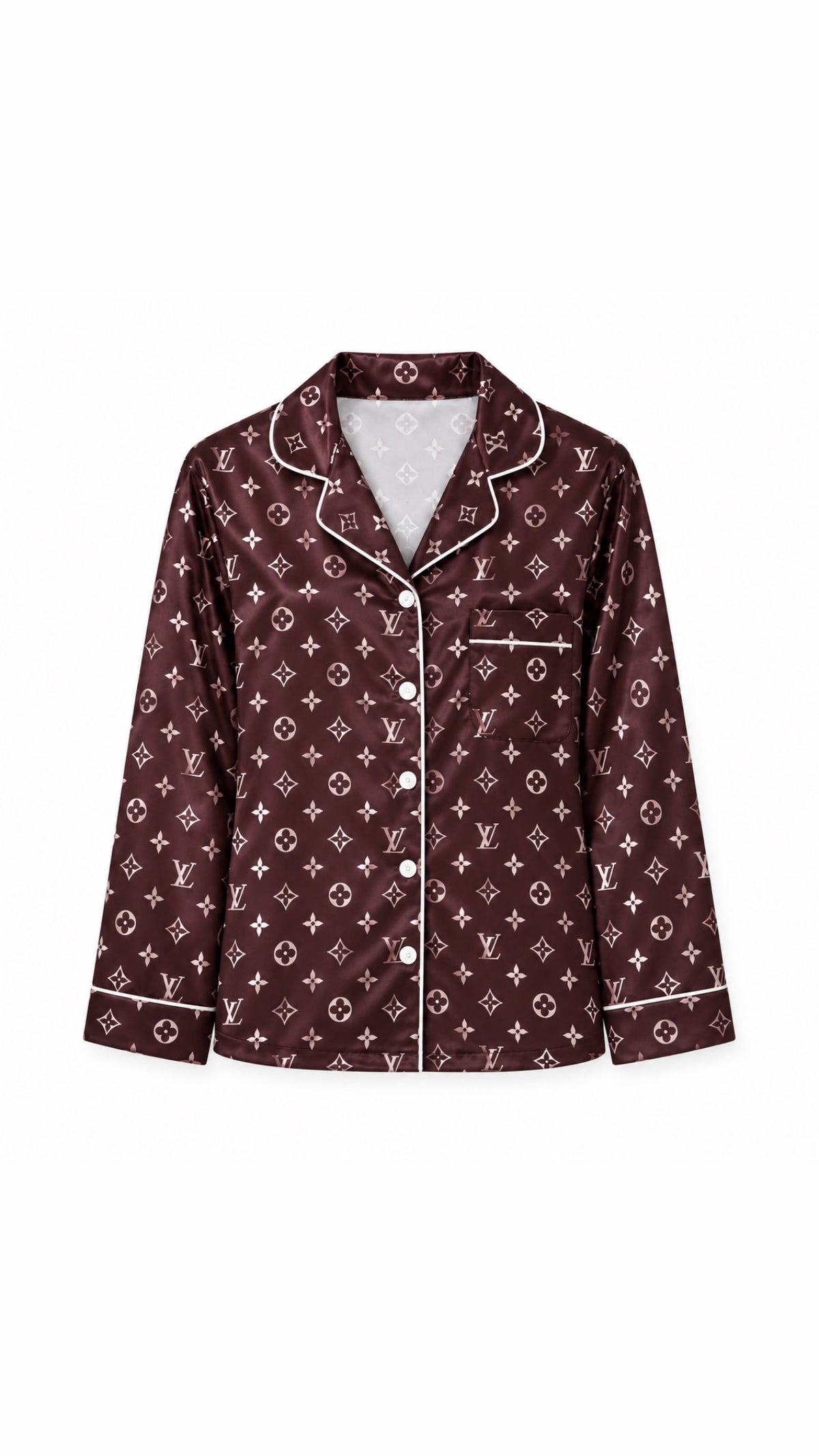 L - Classic Silk Pyjama Set