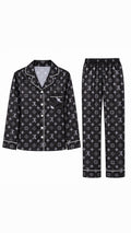 L - Stencil Effect Pajama Set